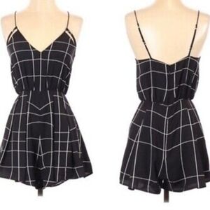 Stylestalker striped black romper S